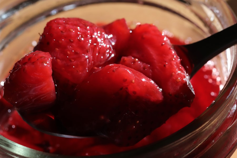 Photo strawberry jam